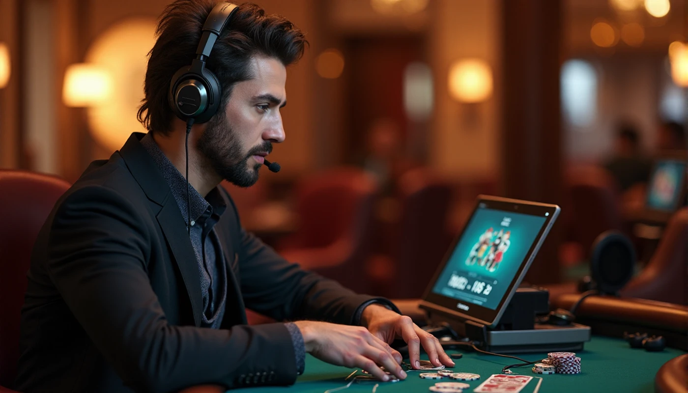 Écouteurs sans fil parfaits pour le casino privé